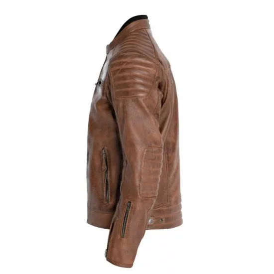 JOHN DOE DEXTER LEATHER BROWN – кафяво кожено яке с вентилация и протектори