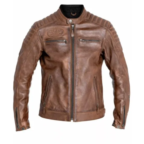 JOHN DOE DEXTER LEATHER BROWN – кафяво кожено яке с вентилация и протектори