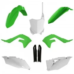 Комплект пластмаси POLISPORT Full Plastic Kit Kawasaki KX-F 450 (2019-23) ОЕМ 19