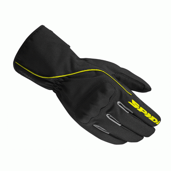 Текстилни мото ръкавици SPIDI WNT-3 YELLOW FLUO - водоустойчиви ръкавици с протектори за кокалчета