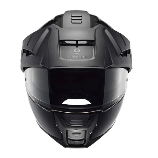 SCHUBERTH E2 Carbon Black – Лека и устойчива карбонова мото каска с разширена вентилация