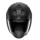 SHARK SKWAL JET BLACK – черна скутерова каска с визьор и слънцезащитни очила
