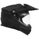 Ендуро каска FLY RACING Trekker Solid-Matte Black 2025 – Матово черна каска с визьор и слънчеви очила