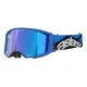 Мотокрос очила Alpinestars Supertech Stream Blue Mirror – антифог очила с огледална синя плака и UV защита