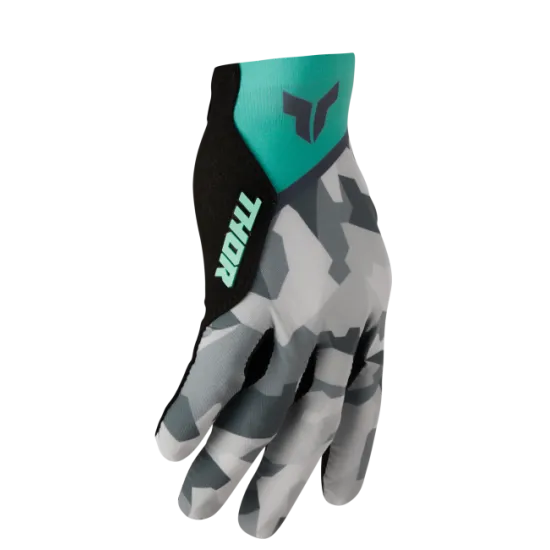 Дамски мотокрос ръкавици THOR SPORTMODE SHADOW TEAL – Лекота и защита с модерен дизайн