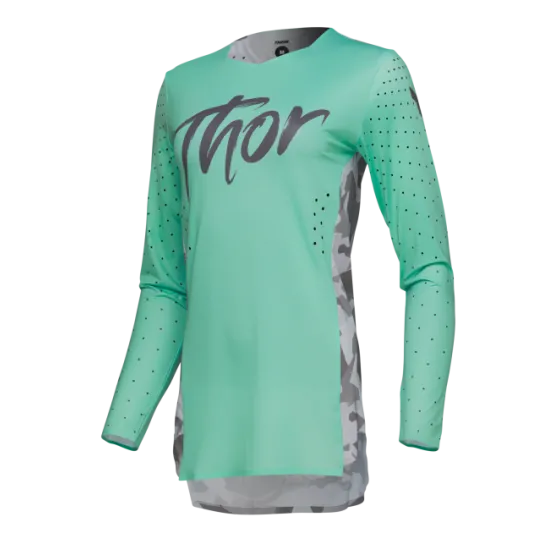 Дамско джърси THOR SPORTMODE SHADOW TEAL – Леко и дишащо мотокрос облекло