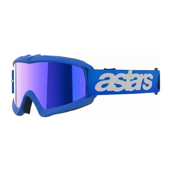 Детски мотокрос очила Alpinestars Vision Blaze Blue Mirror-Blue – антифог очила с UV защита и RAM-Air система