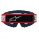 Детски мотокрос очила Alpinestars Vision Blaze Red Mirror-Silver – антифог очила със сребриста плака и RAM-Air вентилация