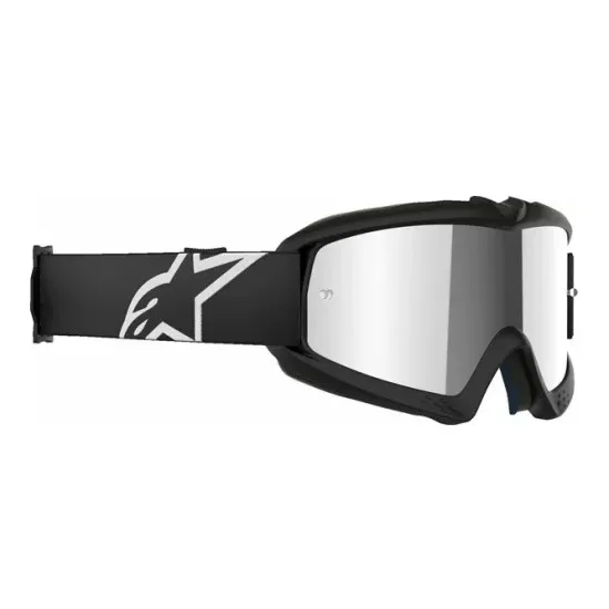 Мотокрос очила ALPINESTARS VISION 3 WORDMARK BL MIRROR-SIL – Системи за максимален въздушен поток и защита