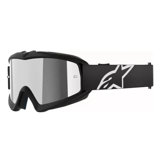 Мотокрос очила ALPINESTARS VISION 3 WORDMARK BL MIRROR-SIL – Системи за максимален въздушен поток и защита