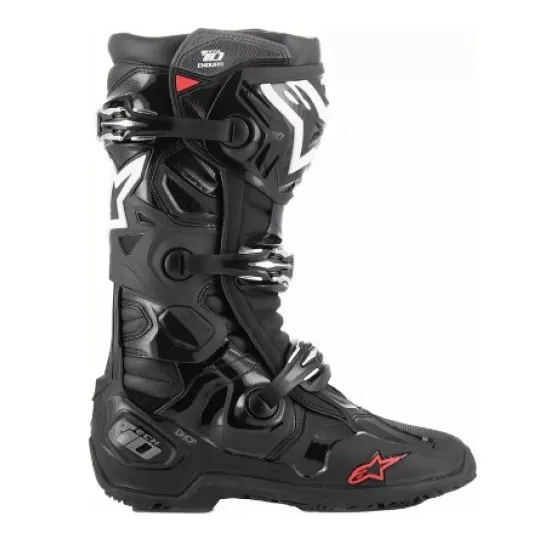 ALPINESTARS TECH 10 ENDURO BLACK – мотокрос ботуши с висока защита и комфорт