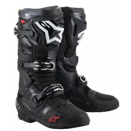 ALPINESTARS TECH 10 ENDURO BLACK – мотокрос ботуши с висока защита и комфорт