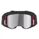 Мотокрос очила Alpinestars Supertech Corp Black/Red Mirror-Silver – антифог очила с огледална плака и Super-Lock система