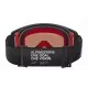 Мотокрос очила Alpinestars Supertech Corp Black/Red Mirror-Silver – антифог очила с огледална плака и Super-Lock система