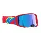 Мотокрос очила Alpinestars Supertech Corp Red/Blue Mirror-Blue – антифог очила с огледална плака и UV защита