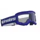 Мотокрос очила ALPINESTARS VISION 3 WORDMARK BLUE CLEAR – Яснота и защита с антизамъгляваща плака