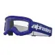 Мотокрос очила ALPINESTARS VISION 3 WORDMARK BLUE CLEAR – Яснота и защита с антизамъгляваща плака