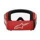 Мотокрос очила ALPINESTARS VISION 3 WORDMARK RED CLEAR – Комфорт и защита с антизамъгляваща плака