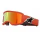Мотокрос очила ALPINESTARS VISION 5 CORP ORANGE MIRROR-RED – Широко зрително поле и защита от замъгляване