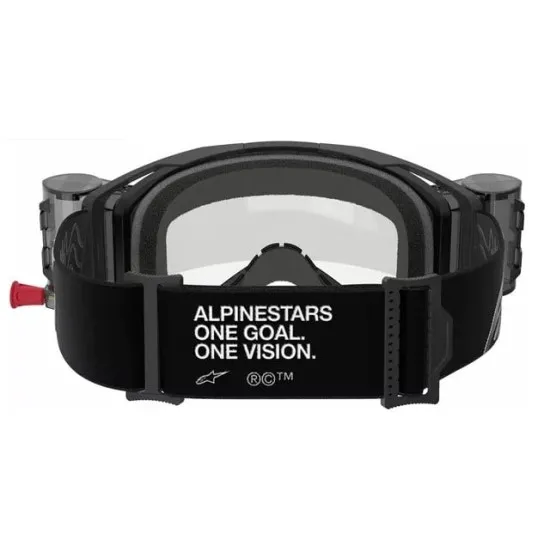 Мотокрос очила ALPINESTARS Vision 8 Corp Roll-Off BLK CLEAR – Защита и ясно зрение с антизамъгляваща плака