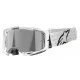Мотокрос очила ALPINESTARS VISION 8 CORP WHT MIRROR-SILVER – Широко зрително поле и защита от замъгляване