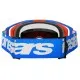 Мотокрос очила Alpinestars Vision 8 Wordmark BL/ORG Mirror-Red – антифог очила с UV защита