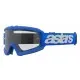 Детски мотокрос очила ALPINESTARS VISION BLAZE BLUE CLEAR – Защита и широк зрителен ъгъл