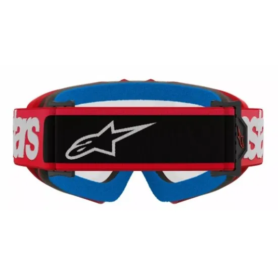 Детски мотокрос очила ALPINESTARS VISION BLAZE RED CLEAR – Защита и широк зрителен ъгъл