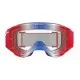 Мотокрос очила Alpinestars Vision 5 Corp Red/White/Blue Clear – с антипотна плака и RAM-AIR система