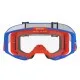Мотокрос очила Alpinestars Vision 8 Wordmark Blue/Orange Clear – с RAM-AIR система и 3D многослойна пяна