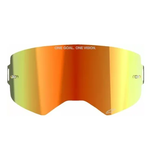 Плака за мотокрос очила ALPINESTARS SUPERTECH MIRROR RED - Мотокрос очила от марка Alpinestars