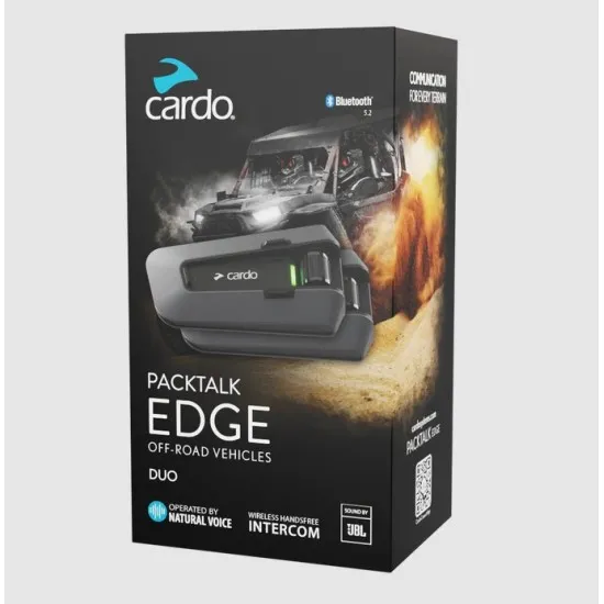 Интерком за UTV CARDO PACKTALK EDGE ORV DUO - Dynamic Mesh и JBL звук