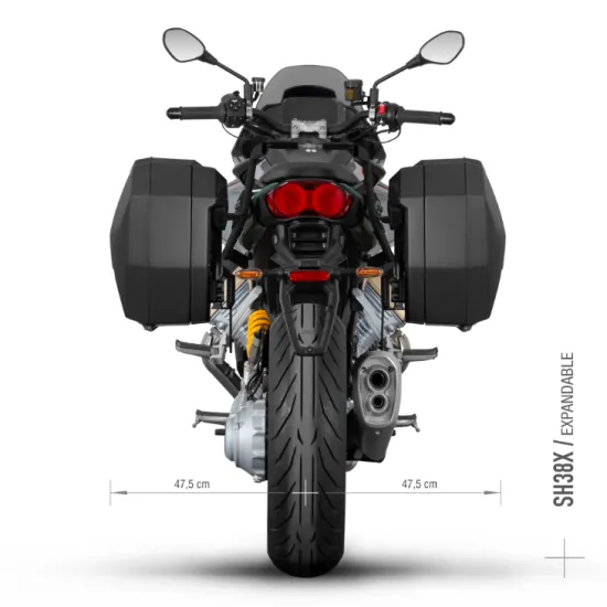Монтажен комплект за куфари SHAD 3P SYSTEM MOTOGUZI V100 MANDELLO 23 - Монтажни комплекти за куфари от марка SHAD