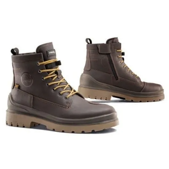 Мото ботуши FALCO SCOUT BROWN – кафяви ADV ботуши с D3O и подметка Vibram