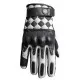 Кожени ръкавици John Doe Tracker Race Leather White/Black – мото ръкавици от естествена кожа с протектори