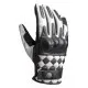 Кожени ръкавици John Doe Tracker Race Leather White/Black – мото ръкавици от естествена кожа с протектори