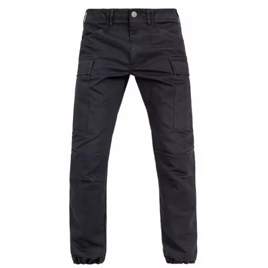Мото дънки JOHN DOE CARGO MONO BK/BK с XTM-Fiber® и вградени протектори