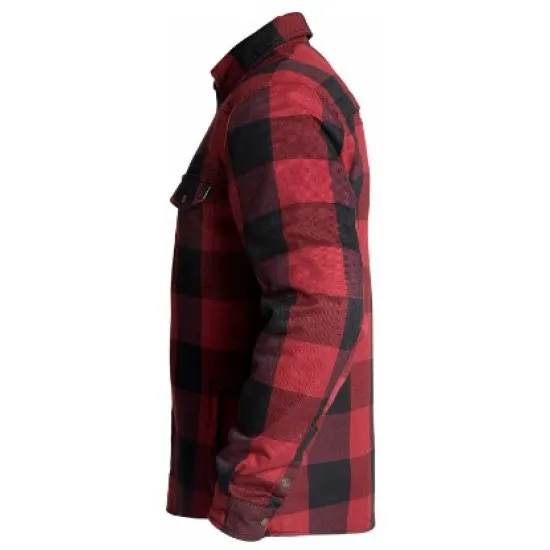 Протекторна риза JOHN DOE MOTOSHIRT RED – комбинация от стил и сигурност за мотоциклетисти