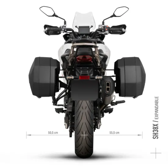 Монтажен комплект за куфари SHAD 3P SYSTEM BENELLI TRK 702/TRK 702 X 23 - Монтажни комплекти за куфари от марка SHAD