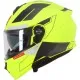 Отваряема каска MT GENESIS TALO C3 Gloss Yellow Fluo с HIRP черупка и вграден слънчев визьор