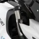 Черни LED мото мигачи BARRACUDA с алуминиев корпус, янтарни и бели светодиоди, сферичен дизайн и резбово свързване