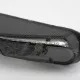 Черна задна светлина Barracuda Mini Tiger LED с опушен корпус, червени LED диоди и интегрирано осветление за регистрационен номер
