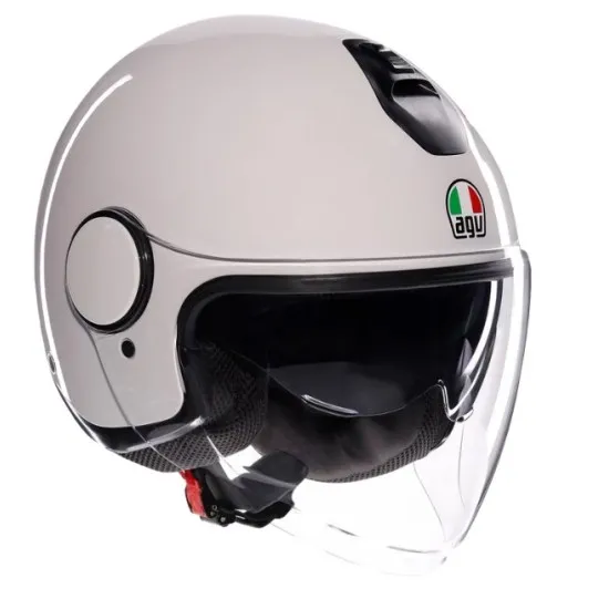 Каска AGV ETERES MONO MATERIA WHITE - отворена каска за градско каране