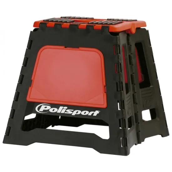 Сгъваема мотокрос стойка POLISPORT Pit Bike Stand Red - Стойки за мотор от марка Polisport
