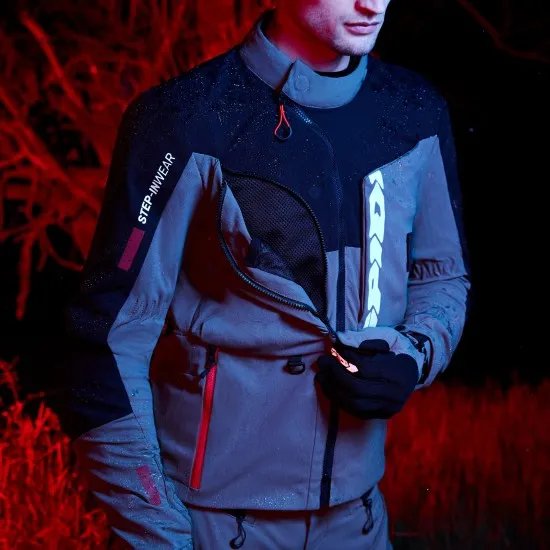 Текстилно яке SPIDI FRONTIER THERMORAIN BLACK - водоустойчиво яке с Thermorain подплата