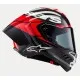 ALPINESTARS Supertech R10 Team Black/Carb/Fluo Red/White каска