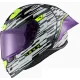 Спортна каска NEXX X.R3R GLITCH RACER WHITE/NEON – бяла каска с неонови акценти, аеродинамичен дизайн и Pinlock визьор