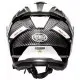 Скутер каска Premier JT5 Carbon MA 8 BLACK/WHITE – карбонова каска с двойни визьори и Bluetooth поддръжка