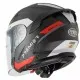 Скутер каска Premier JT5 Carbon MA BLACK/RED – карбонова каска с двоен визьор и вентилация