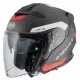 Скутер каска Premier JT5 Carbon MA BLACK/RED – карбонова каска с двоен визьор и вентилация